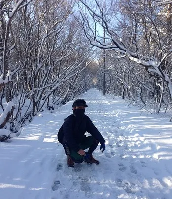 雪山登山初登頂！！